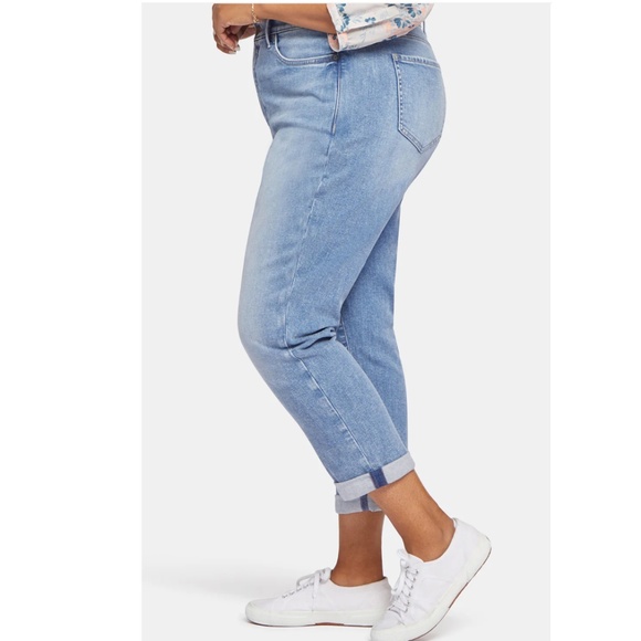 NYDJ Margot Girlfriend Jeans with Rolled Cuffs in Quinta - Picture 2 of 9